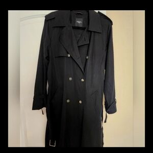 Max Mara Weekend black trench.